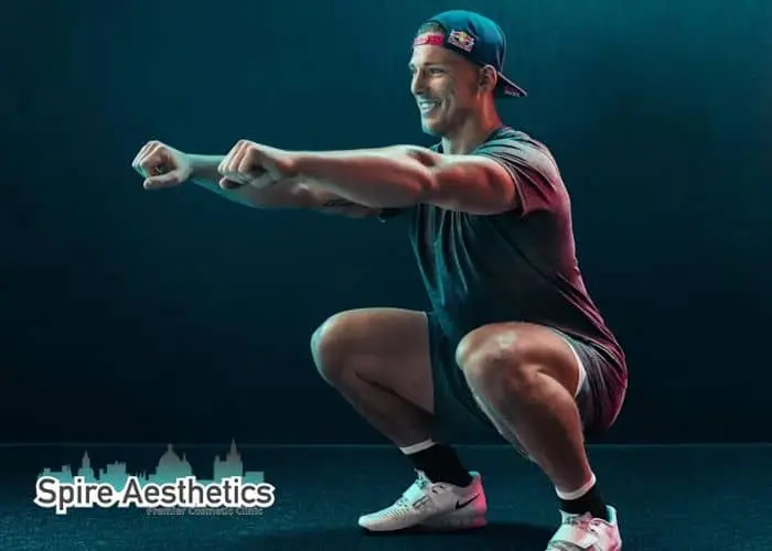 Image of man build leg muscle Cribbs Causeway through exercise